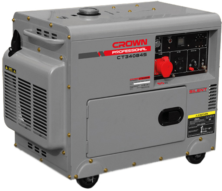 Генератор дизельный CROWN CT34084 5 кВт – фото, отзывы, характеристики ...