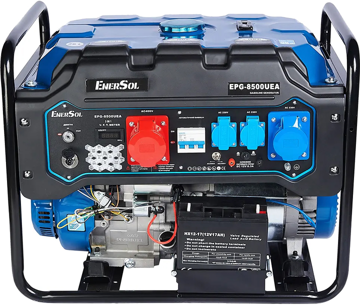Генератор бензиновый EnerSol EPG-8500UEA 8/8.5 кВт 1 и 3 фазы ...