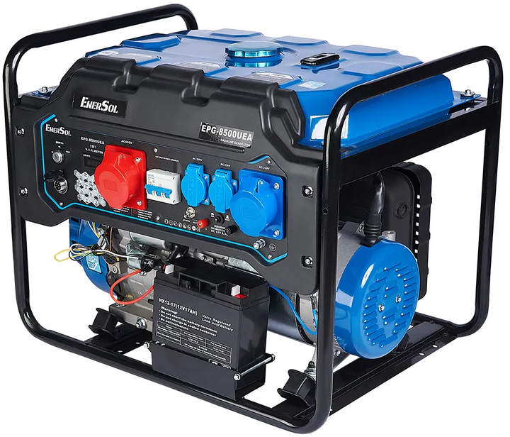 Генератор бензиновый EnerSol EPG-8500UEA 8/8.5 кВт 1 и 3 фазы ...