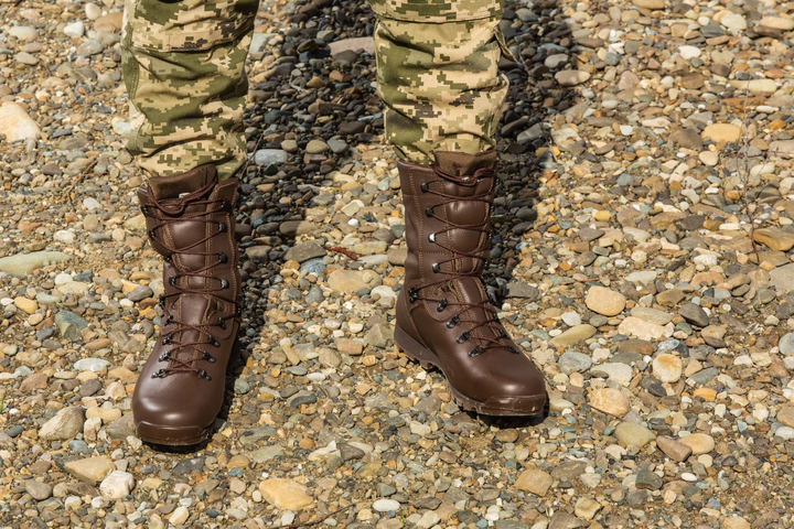 Легкие кожаные тактические военные берцы ALTBERG Sneeker 44 коричневые - изображение 2