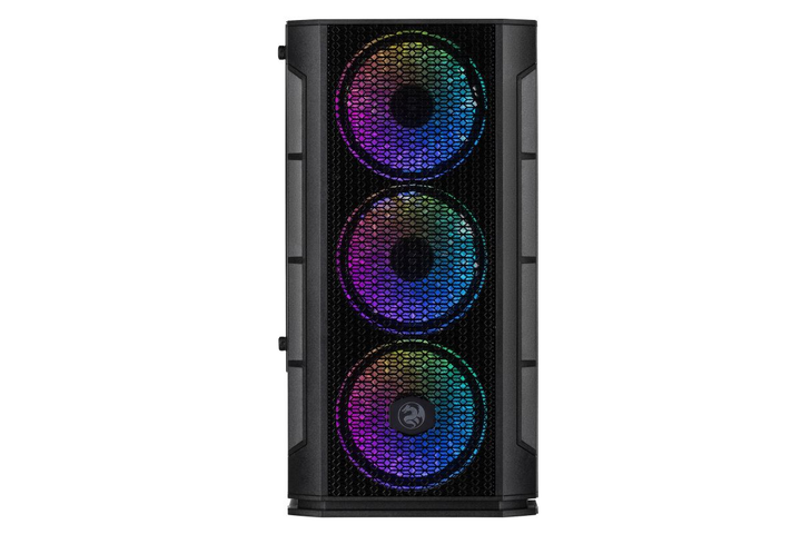 Корпус 2E GAMING CALLEO (GB700) MiniT, Micro ATX,Mini ITX, 2xUSB2.0, 1xUSB3.0, 4x120мм ARGB, скло (бічна панель), без БЖ, чорний - изображение 3