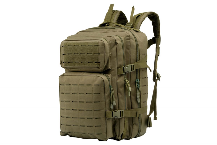 Рюкзак тактичний 2Е, 45L, Laser Cut, зелений - изображение 2