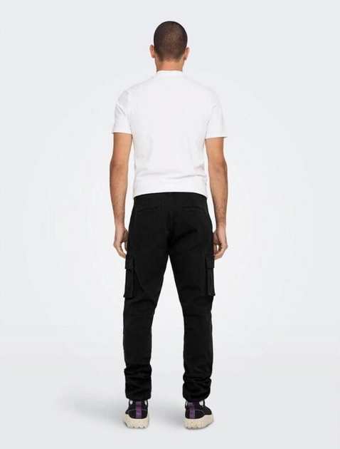 Чоловічі штани карго тактичні чорні 42 (58 розмір) - зображення 2