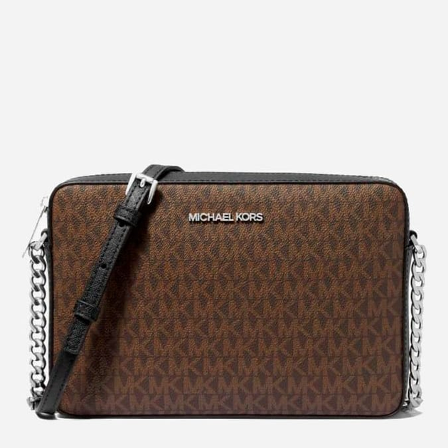 Сумка кросс-боди женская кожаная Michael Kors 396291523 Коричневая ...