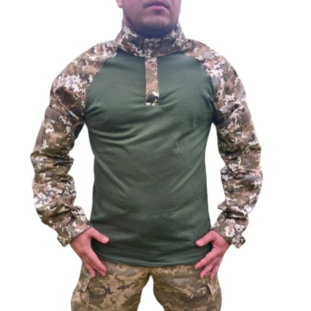 Рубашка убакс тактическая, кулир+саржа, размер XL - изображение 1