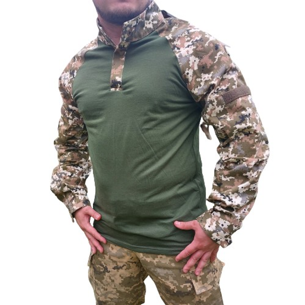 Рубашка убакс тактическая, кулир+саржа, размер S - изображение 2