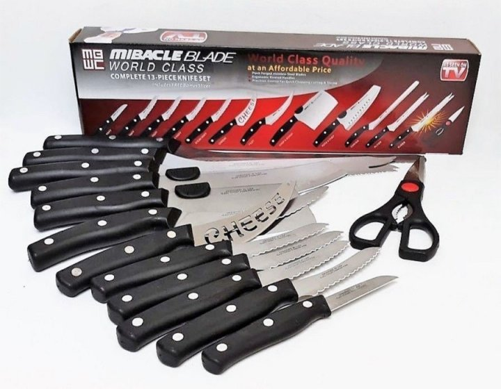 Набор ножей Miracle Blade World Class Knife Set 13шт (KS20) – фото,  відгуки, характеристики в інтернет-магазині ROZETKA від продавця: P-s Pro