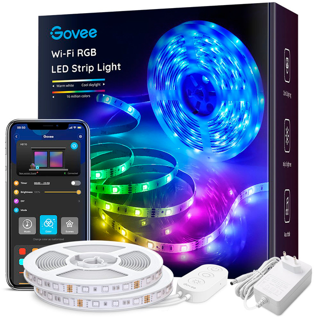 Inteligentna taśma LED Govee H6110 (H61103A1) - obraz 1