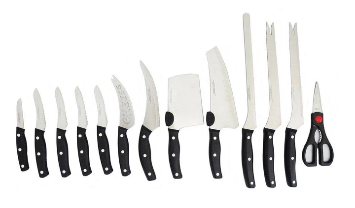 Профессиональные кухонные ножи Miracle Blade World Class набор 13 шт. Knife Set (4361) - изображение 3