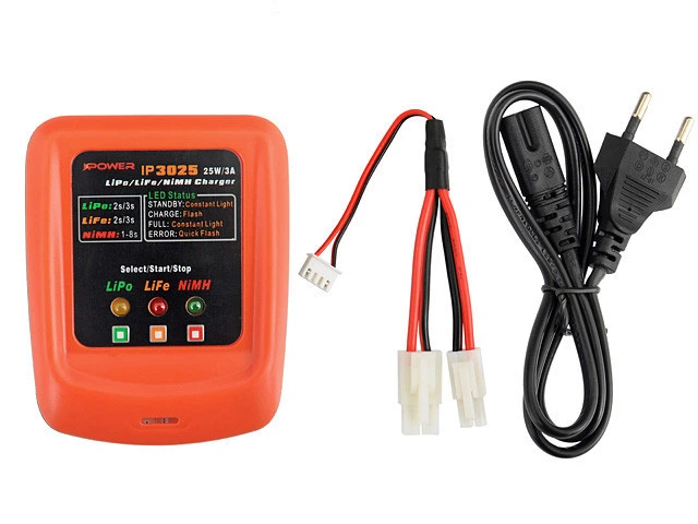 Зарядний пристрій IP3025 - LiPo/LiFe/NiMH 25W/3A [IPower] - зображення 5