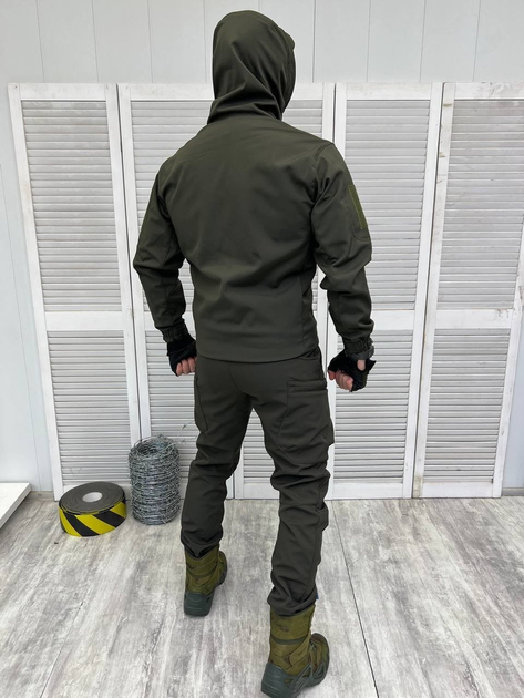 Тактичний військовий костюм M16 ( Куртка + Штани ), Камуфляж: Олива, Розмір: M - зображення 2