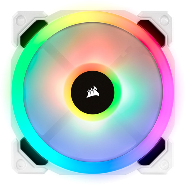 Chłodzenie Corsair LL120 RGB 12 cm Biały (CO-9050092-WW) - obraz 3