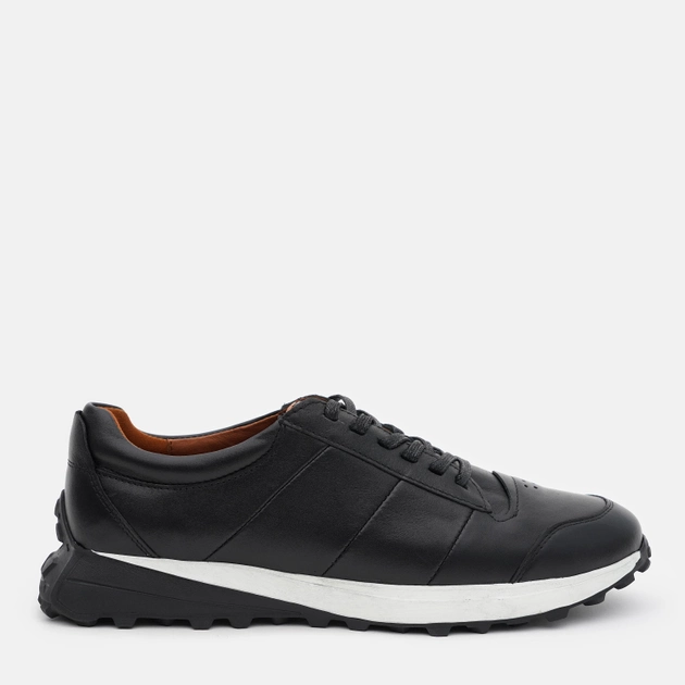 Акция на Чоловічі кросівки Prime Shoes 465 Black Leather 12-465-30121 43 28.5 см Чорні от Rozetka