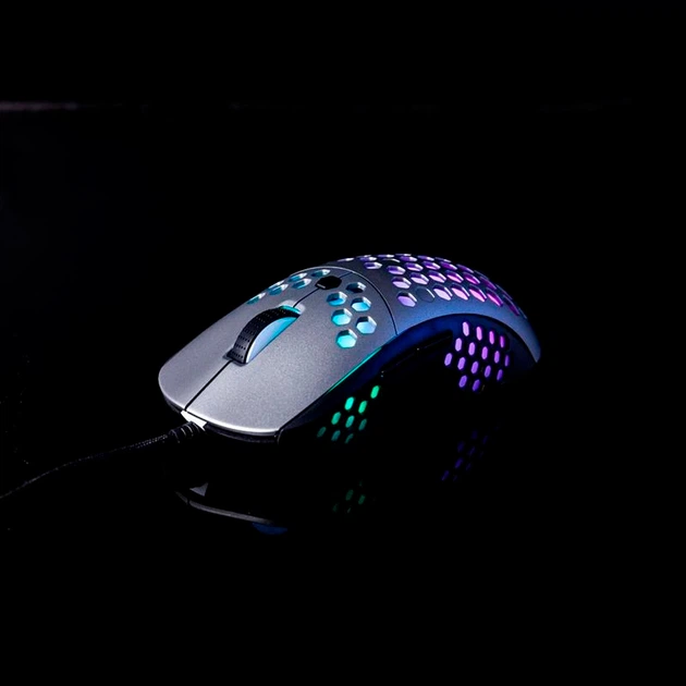 Миша 1stPlayer M6 RGB USB Black/Silver - зображення 6