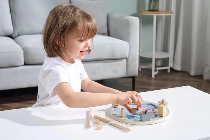 Дерев'яний ігровий набір Viga Toys PolarB Магнітна риболовля (44080) - зображення 8