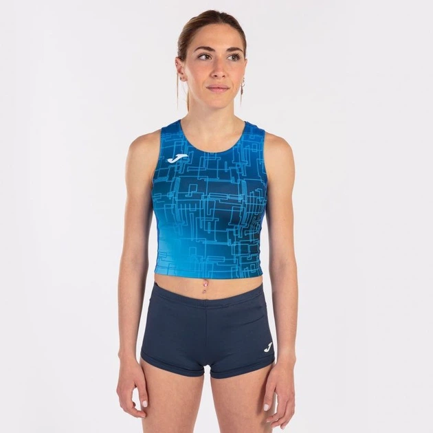 Майка-топ жіноча Joma ELITE VIII синя L 901256.700 - зображення 3