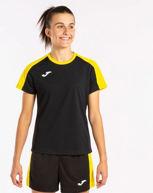 Футболка женская Joma ECO CHAMPIONSHIP черно-желтая M 901690.109 - Фото 7 Футболка женская Joma ECO CHAMPIONSHIP черно-желтая M 901690.109 - изображение 7