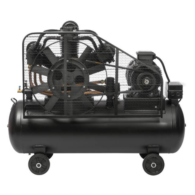 Компресор 300 л, 15 кВт, 380 В, 10 aтм, 2000 л/хв., 3 циліндри INTERTOOL PT-0052 - изображение 3