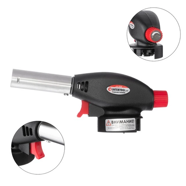 Пальник газовий INTERTOOL GB-0020 - Фото 2 Пальник газовий INTERTOOL GB-0020 - изображение 2