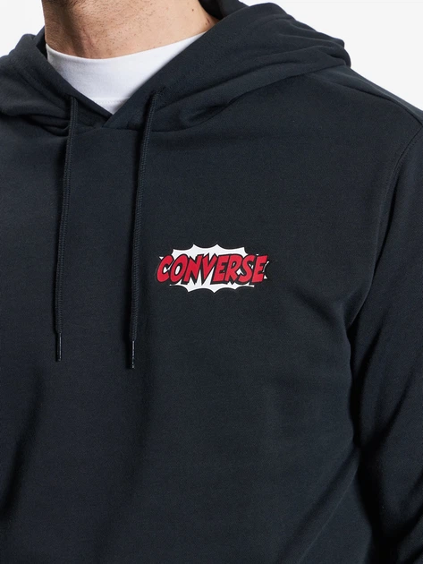 Худі чоловіче Converse Shoe Hero Hoodie Black 10024614-001 L Black