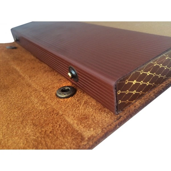 Ежедневник со сменным блоком в кожаной обложке Маршал А5 коричневый Maple 0258 - изображение 2