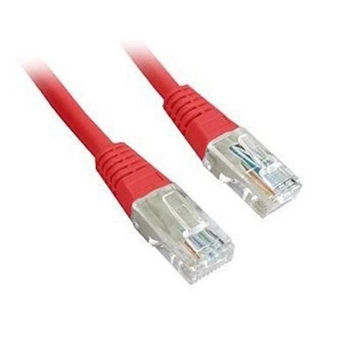 Патч-корд Cablexpert PP12-0.5M/R UTP Cat.5e 0.5м червоний - Фото 1 Патч-корд Cablexpert PP12-0.5M/R UTP Cat.5e 0.5м червоний - зображення 1