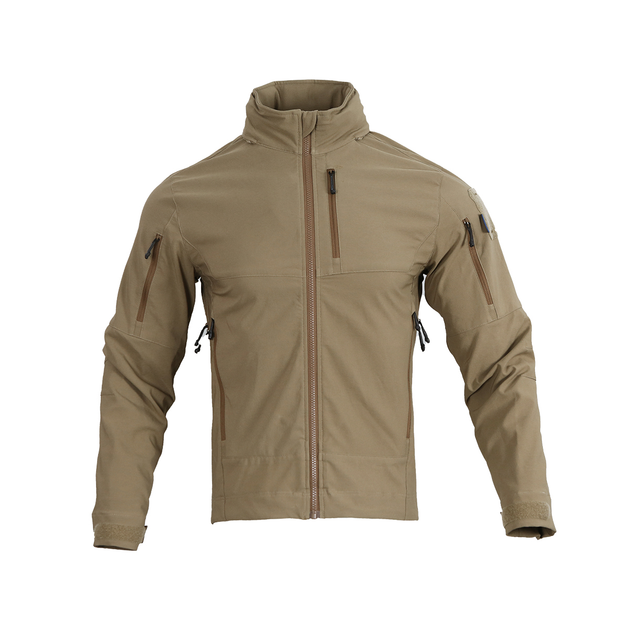 Куртка вітровка вітрозахисна Blue label fog windproof soft-shell Emerson Койот L - зображення 1