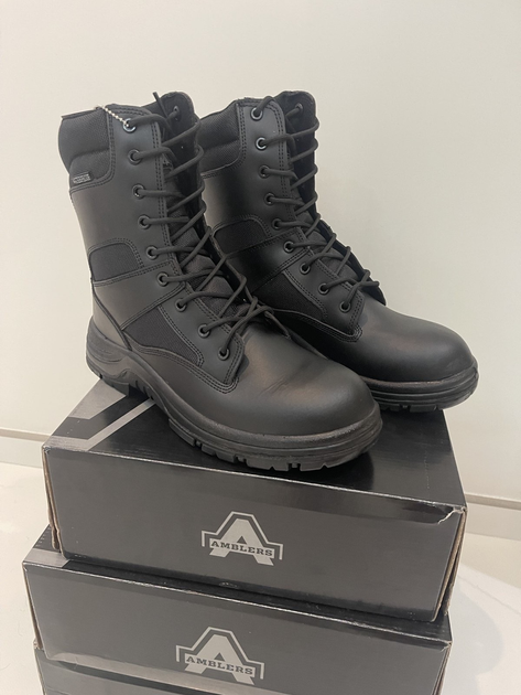 Бойові черевики Amblers Combat Boot 44 чорні - изображение 1