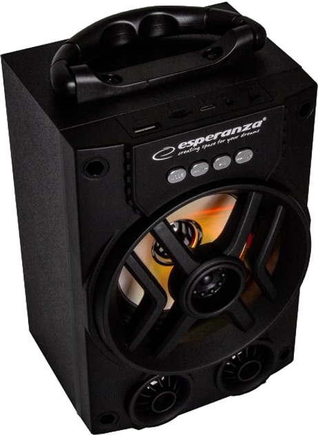 Акустична система Esperanza EP130 portable speaker Black 5 W (AKGESPGLO0002) - зображення 4