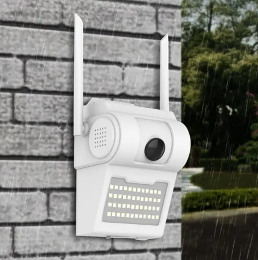 Камера IP Wi-Fi вулична водонепроникна IP66 48 світлодіодний 1080P з вбудованим мікрофоном та диніміком - зображення 2