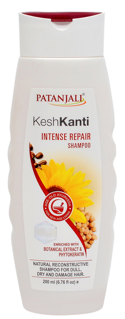 Акція на Шампунь для волосся Patanjali Ayurved Kesh Kanti Інтенсивне відновлення 200 мл від Rozetka