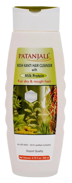 Акція на Шампунь для волосся Patanjali Ayurved Kesh Kanti Молочний протеїн 200 мл від Rozetka