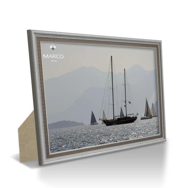 Фоторамка MARCO DECOR 2017N - 516 10х15 см, серая с бронзой - Фото 3 Фоторамка MARCO DECOR 2017N - 516 10х15 см, серая с бронзой - изображение 3
