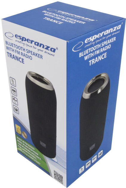 Акустична система Esperanza EP135 portable speaker 3 W Black (AKGESPGLO0012) - зображення 5
