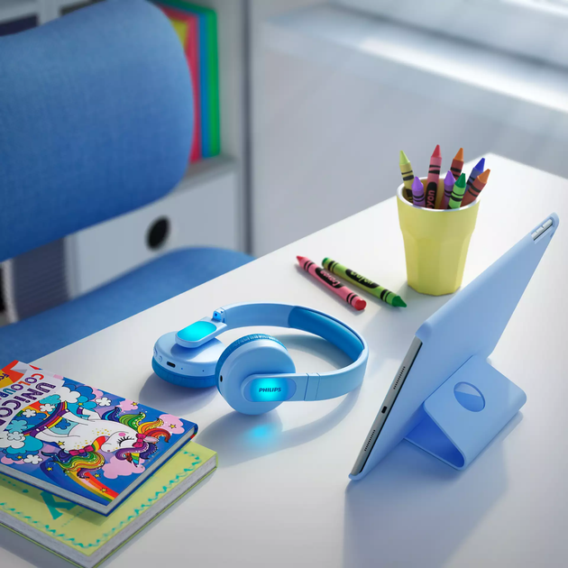 Philips Kids TAK4206 On-ear Colored light panels [Blue] (TAK4206BL/00) - зображення 2