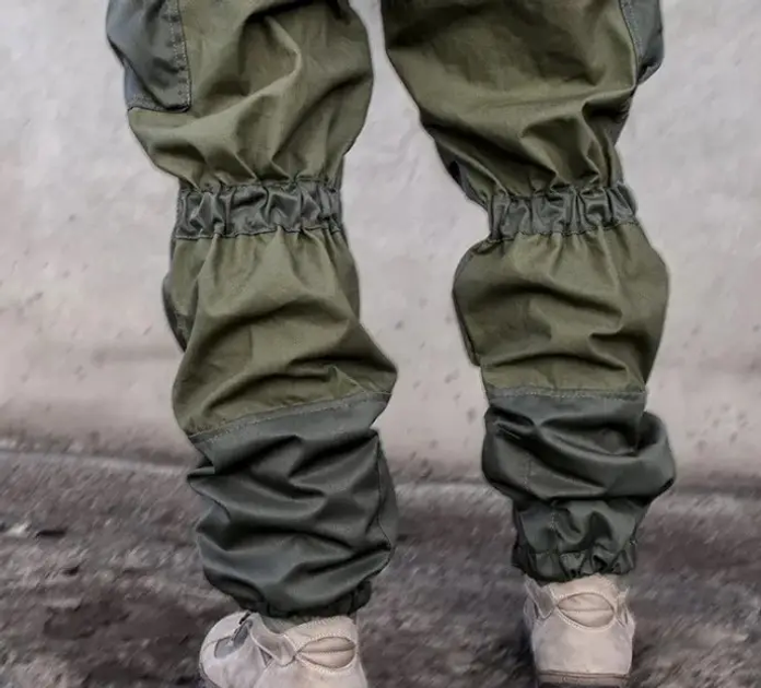 Тактичний костюм, військова форма ЗСУ Гірка куртка-анорак штани водонепроникний олива р.S-М 3-4 ріст - зображення 2