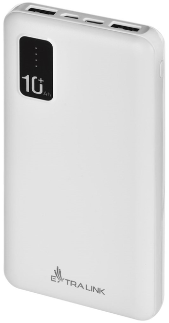 УМБ Extralink EPB-098W 10000 mAh White - зображення 3