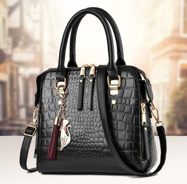 Женская Сумка Через Плечо С Брелоком, Сумочка Под Рептилию Эко-кожа ...