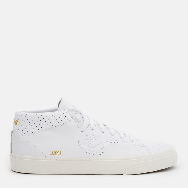 Акція на Чоловічі кеди високі Converse Louie Lopez Pro Mid A05090C 43 (9.5US) 28 см White/Black/Gum від Rozetka