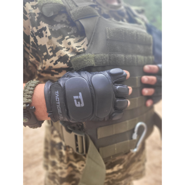 Тактические перчатки Tactigear PS-8801 Patrol Black L (8801BK4-L) - изображение 2
