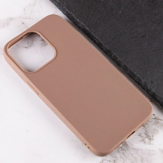 Силиконовый чехол Candy для Apple iPhone 14 Pro Max (6.7") Коричневый Без бренда - изображение 3