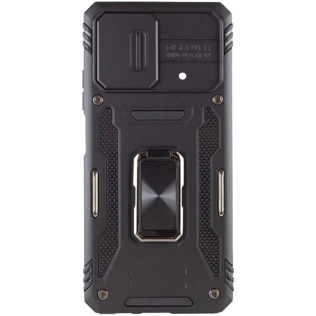 Ударопрочный чехол Camshield Army Ring для Xiaomi Poco X5 Pro 5G / Note 12 Pro 5G Черный / Black Без бренда - Фото 2 Ударопрочный чехол Camshield Army Ring для Xiaomi Poco X5 Pro 5G / Note 12 Pro 5G Черный / Black Без бренда - изображение 2