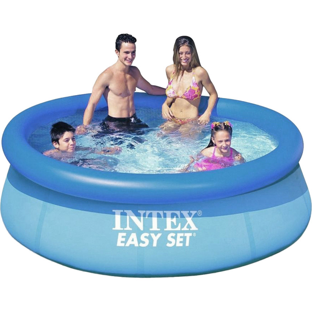 Intex Бассейн наливной 28110 Easy Set 244 х 76см, объём 2420л (6941057400068) - изображение 3