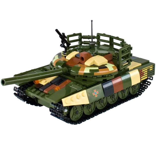 Конструктор военный Танк Т-72 422 детали - Фото 2 Конструктор военный Танк Т-72 422 детали - изображение 2