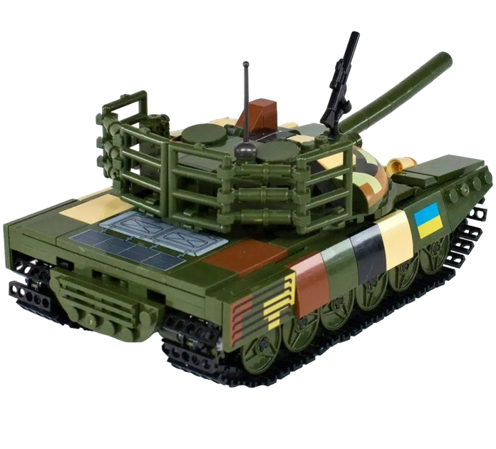 Конструктор военный Танк Т-72 422 детали - Фото 4 Конструктор военный Танк Т-72 422 детали - изображение 4