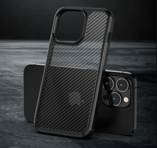 Протиударний чохол для iPhone 14 Ipaky Comely Series Силікон+Пластик Black - зображення 2