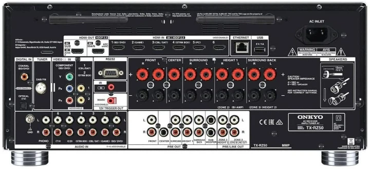 AV-Ресивер Onkyo TX-RZ50 Black - Фото 3 AV-Ресивер Onkyo TX-RZ50 Black - изображение 3