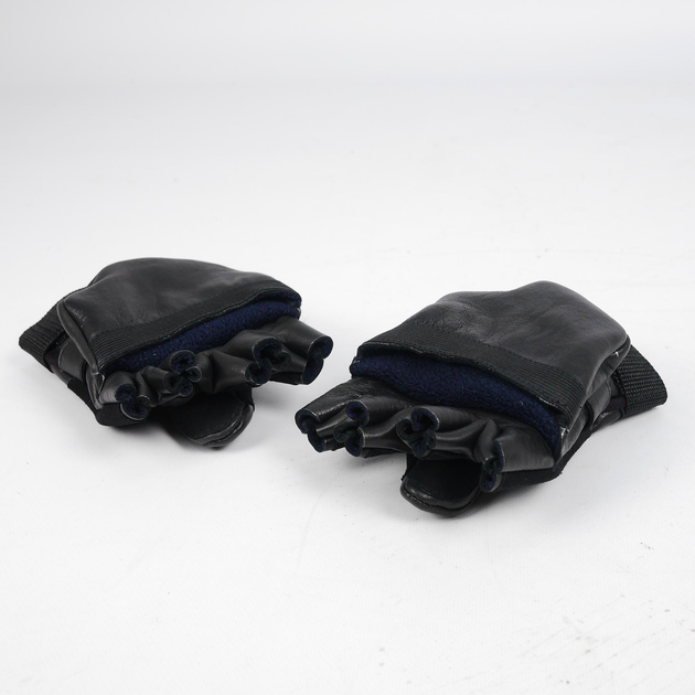Тактические армейские черные зимние перчатки Zaromi, L - изображение 2