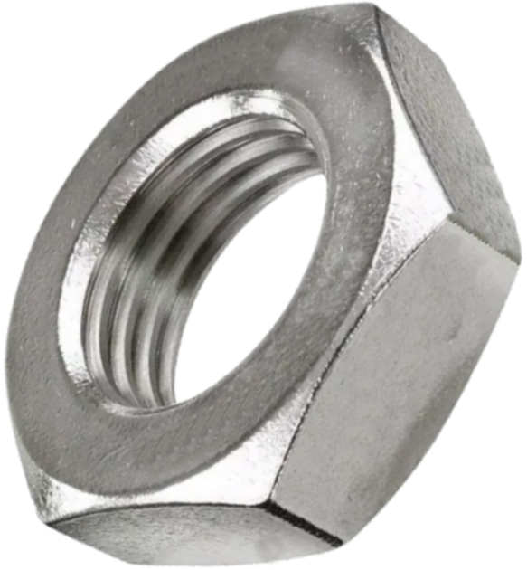 Гайка М2 DIN439 низька нержавіюча сталь А2 Steelfix 20 шт (049402 ...