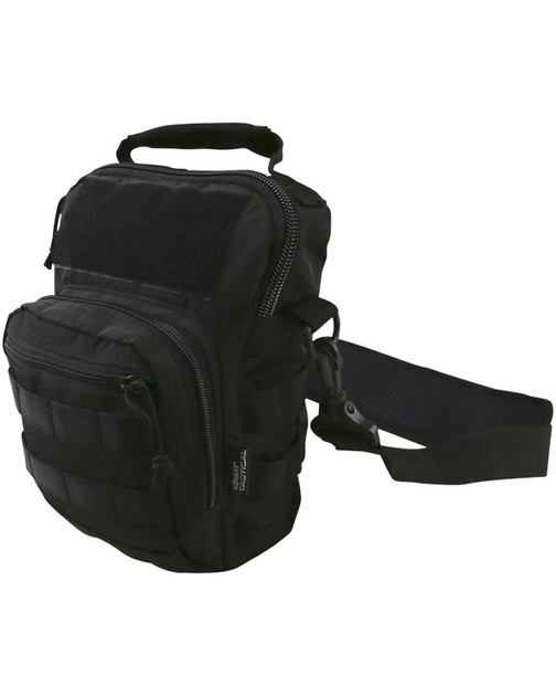 Сумка на плече KOMBAT UK Hex-Stop Explorer Shoulder Bag, чорний - зображення 1